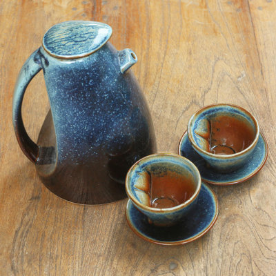 Bungalow Rose 12oz. Teapot