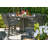 Aftinia Square Outdoor Dining Table With Umbrella Hole , 42.12'' in. W 42.12'' in. D