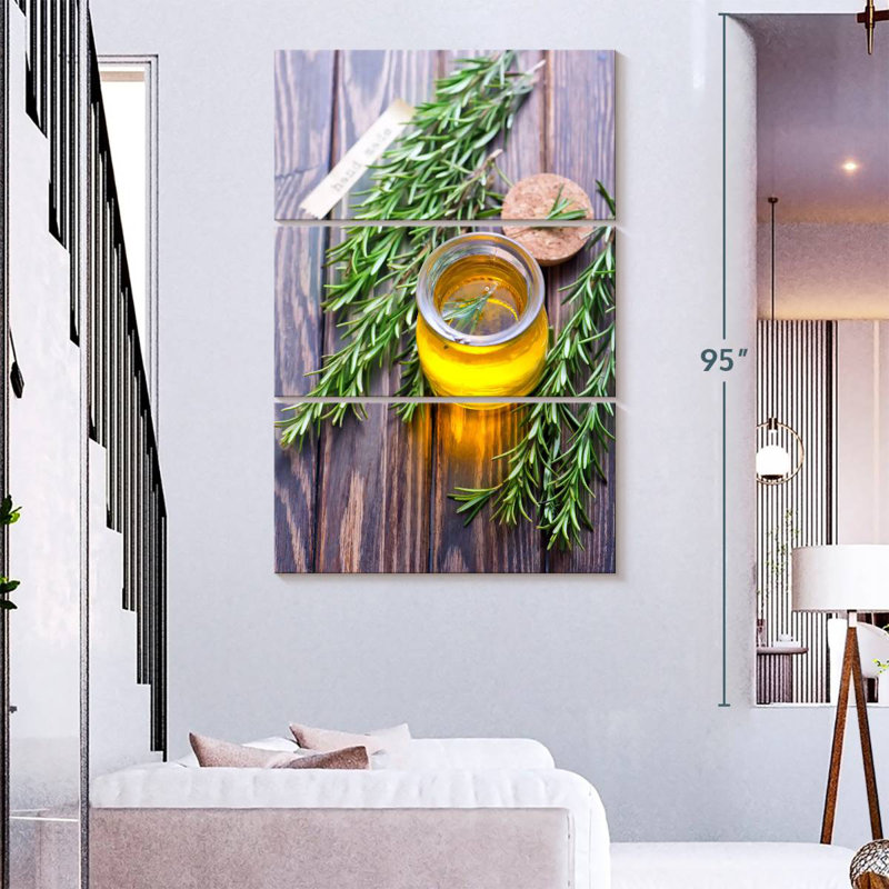 Yarlin Homemade Rosemary Oil, 74" H x 48" W
