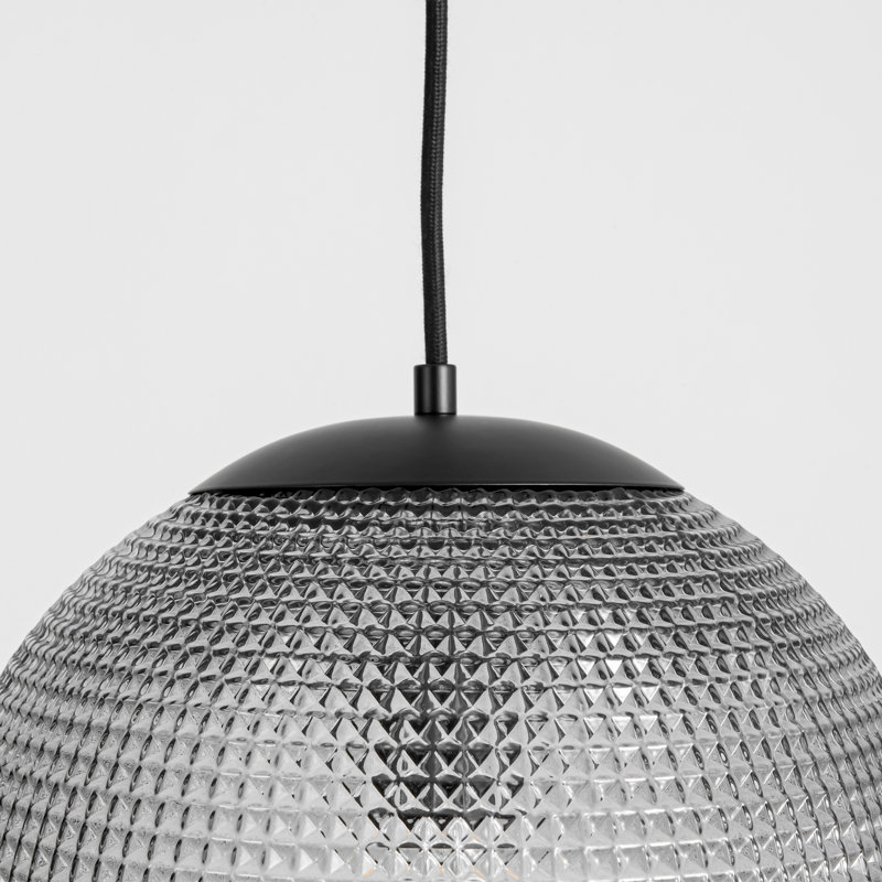  Luminaire suspendu simple pour salle à manger 1 lumière Menchaca, Gris