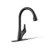 Rival Pull Down Single Handle Kitchen Faucet with Two-Function Sprayhead