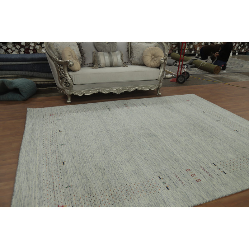 Tapis indien fait à la main de style Gabbeh 8 x 10