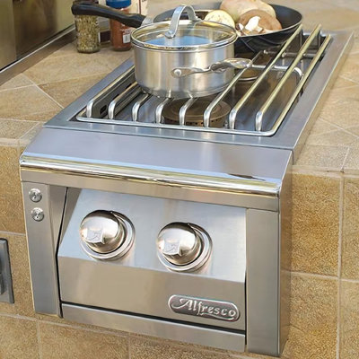 14'' Stainless Steel Drop-In Side Burner