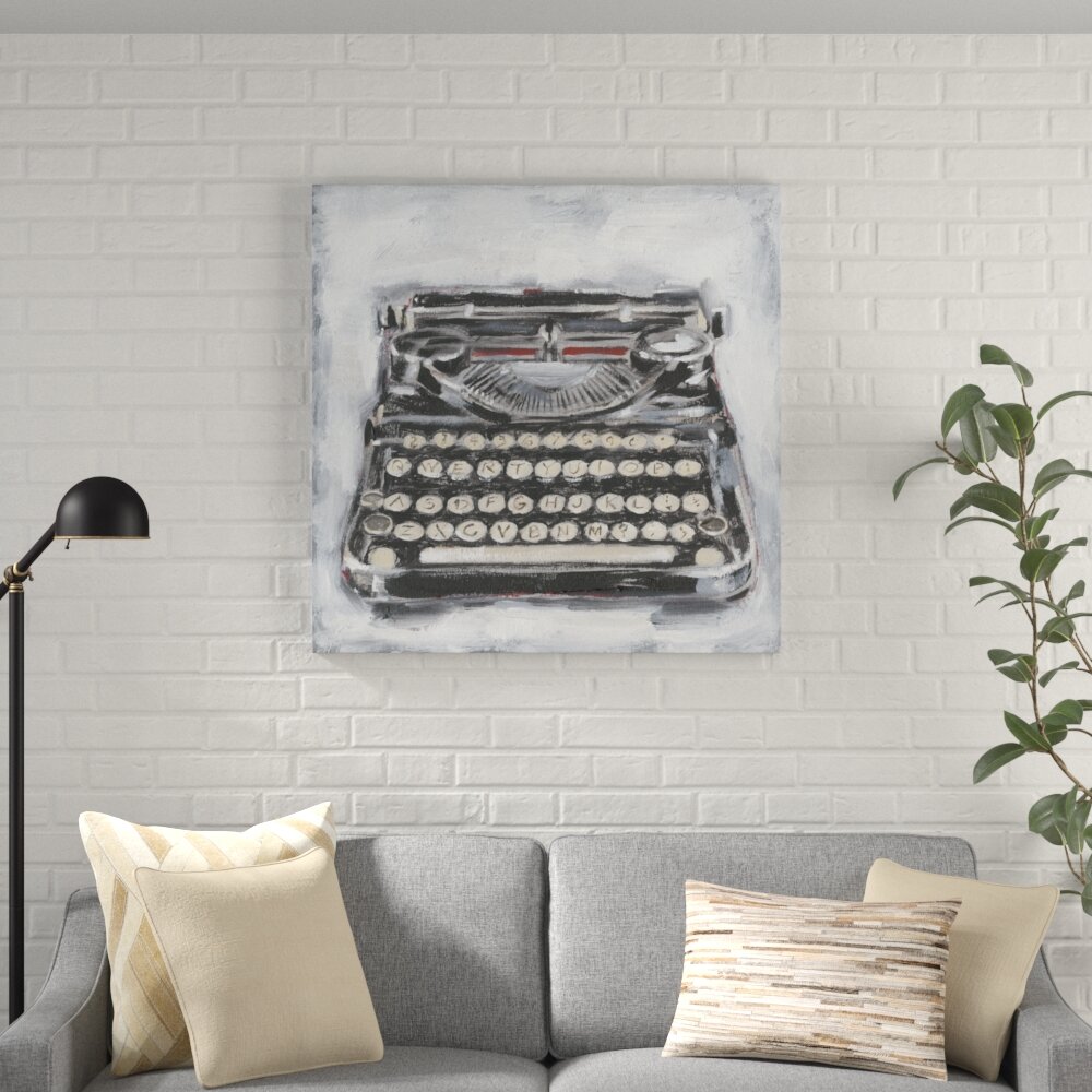 Leinwandbild Vintage Typewriter I von Ethan Harper