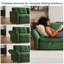 Canapé modulaire surdimensionné en U en chenille de 152 po avec 2 chaises de rangement et matelas inclus-1682676631