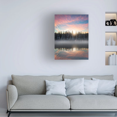 Bolog Christian Lindsten  Small Lake In The Forest Canvas Art