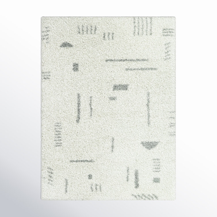 Morin Geometric Shag Area Rug