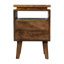 Richeson 40cm W Solid Wood Bedside Table