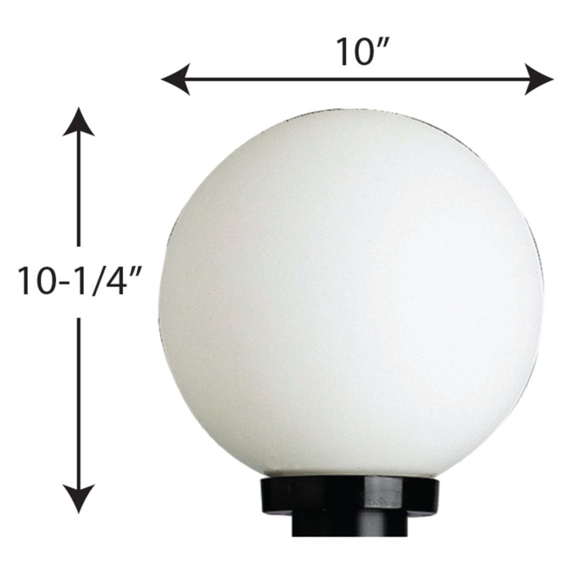 Tête de lanterne 1 lumière H 10,25 po Rawson