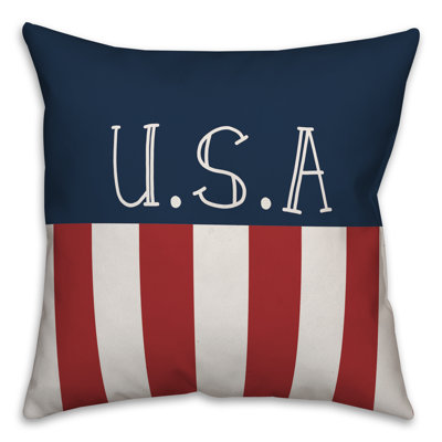  Housse et insert de coussin d'extérieur carré à rayures