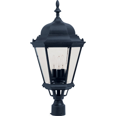 Tête de lanterne câblée 1 lumière H 28 po Treshawn