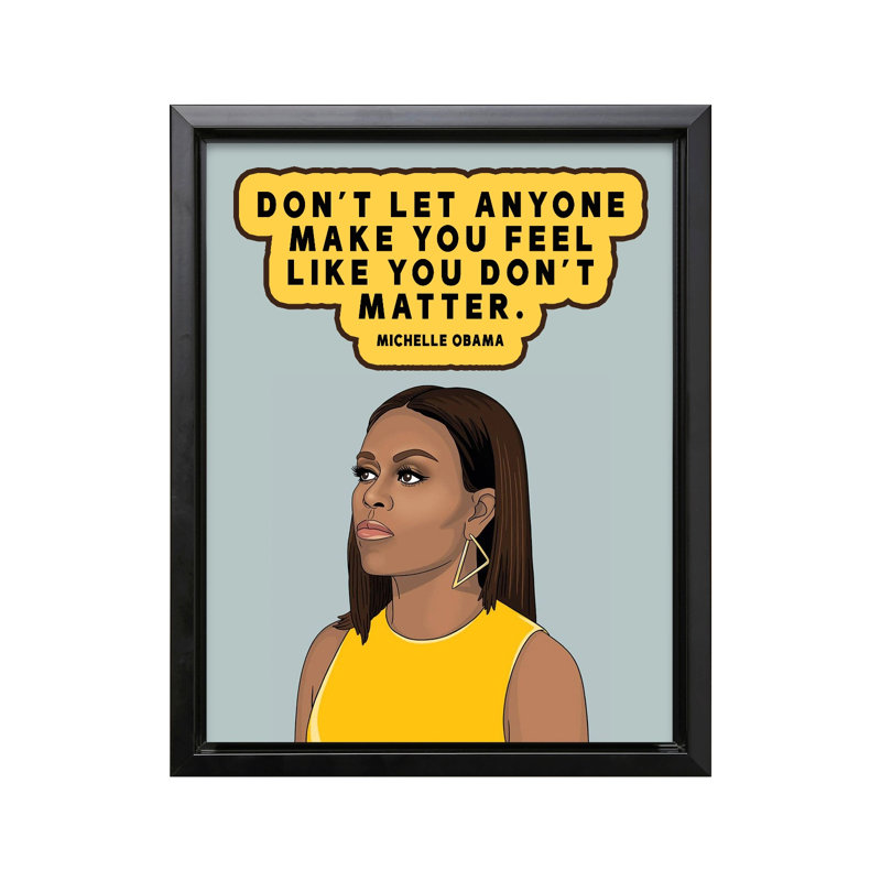 Ne laissez personne, Black Framed, Canvas, 16"H x 20"W