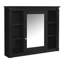 Armoire de rangement pour miroir de salle de bain 35 po x 28 po - fonctionnelle, élégante et murale