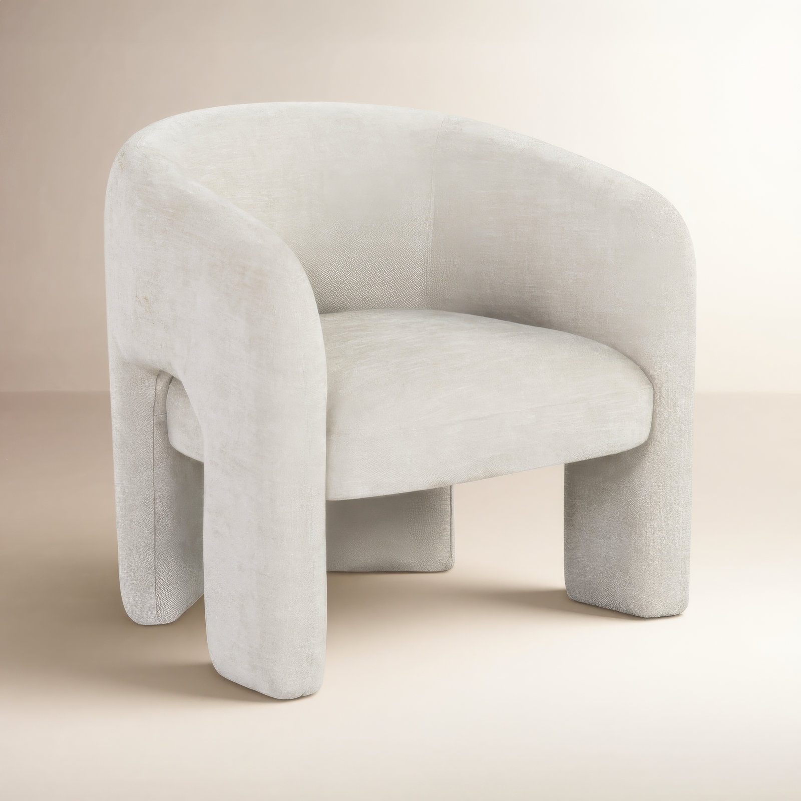 Tamlyn Performance Fabric Accent Chair, Beige