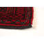 Tapis décoratif en laine rouge foncé de conception unique noué à la main New Age de 3 pi 3 po x 6 pi 1 po bik