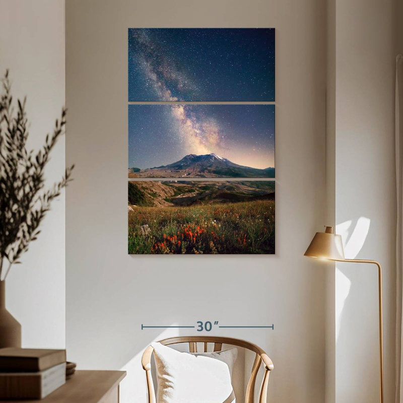 Oberle Mount St Helens Milky Way, 65" H x 42" W