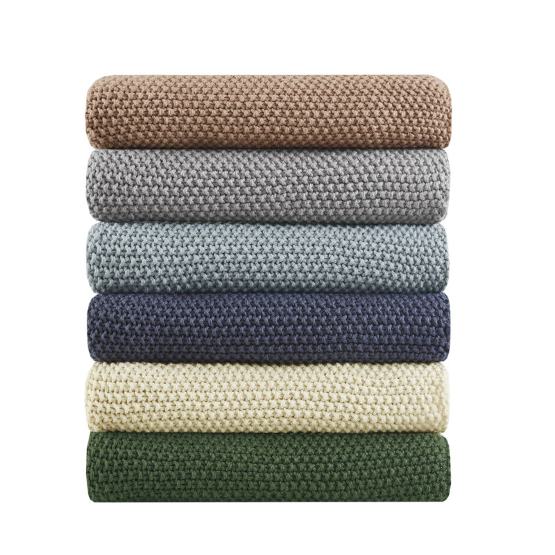 Jeté ultra doux toutes saisons Bree Knit, Ivoire ivoire