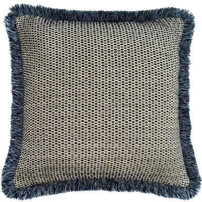 Aveera Abstract Navy Sqaure Cushion