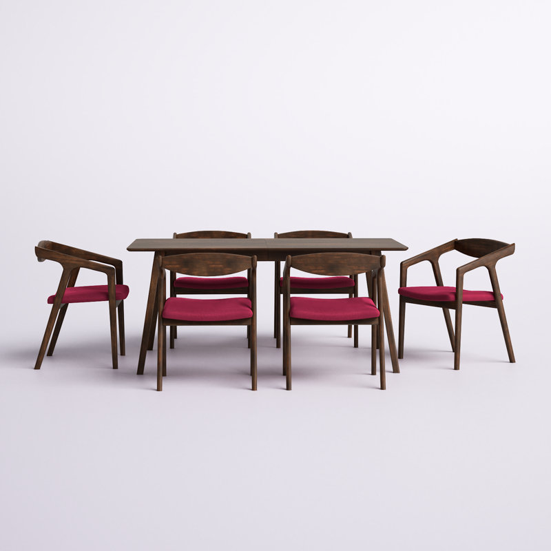 Arbnora 6 - Person Four Leg Dining Set