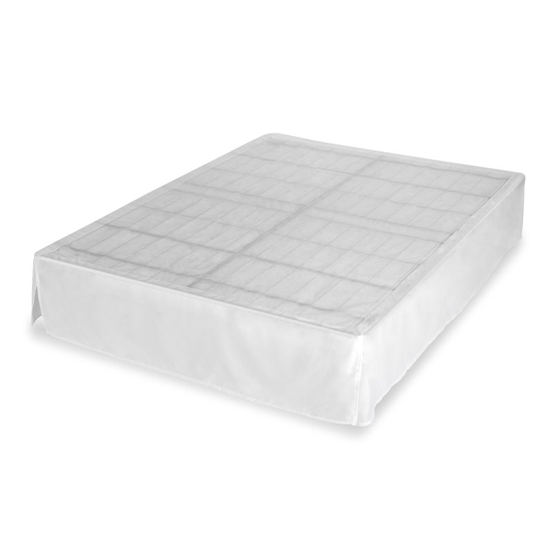 SunPrairie 14" Metal Smartbase® Tool-free Assembly Mattress Foundation With Brackets And Bed Skirt, King