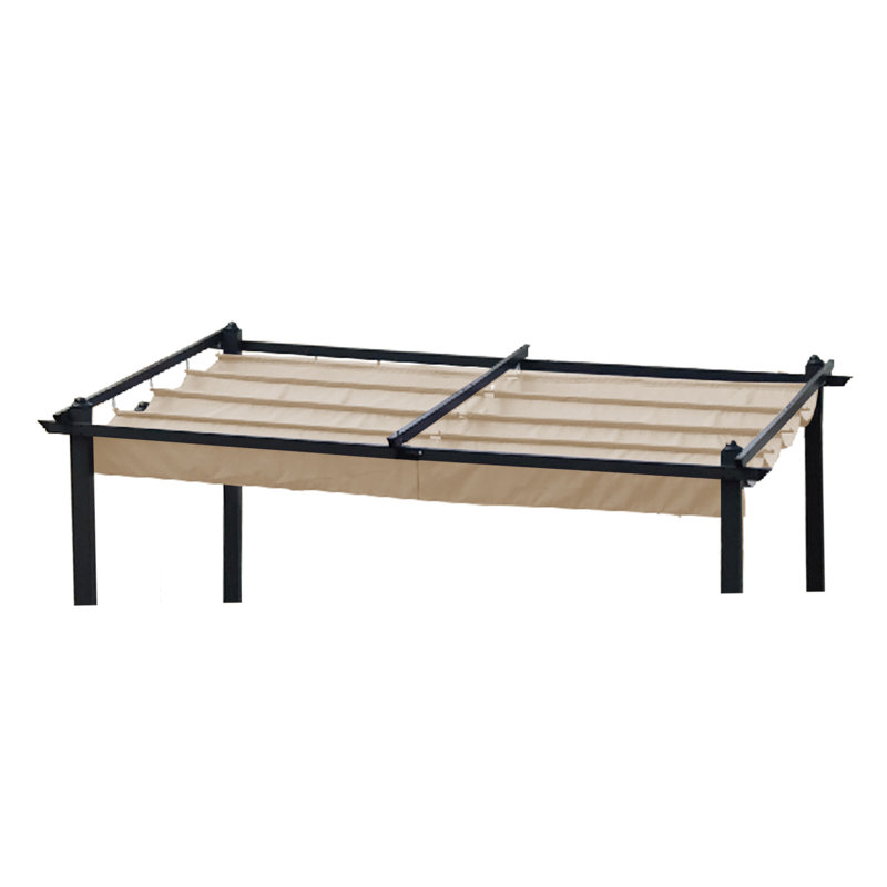 Sunny Yard Polyester Replacement Canopy for Pergola, Khaki, 8.66" H x 96.46" W x 96.46" D