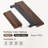 2 Pieces Floating Shelves, Wall Shelf Display Shelves for Living Room/Bedroom/Bathroom/Kitchen-1233567951-1233567938