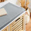 Kari Polyester Upholstered Storage Bench-1240060828