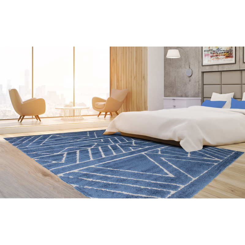 Monaco Geometric Indoor Rug, Rectangle 5'4" x 8'