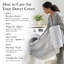 Ensemble de housse de couette réversible en microfibre Coastal Stripes Collection-296066304-284348389