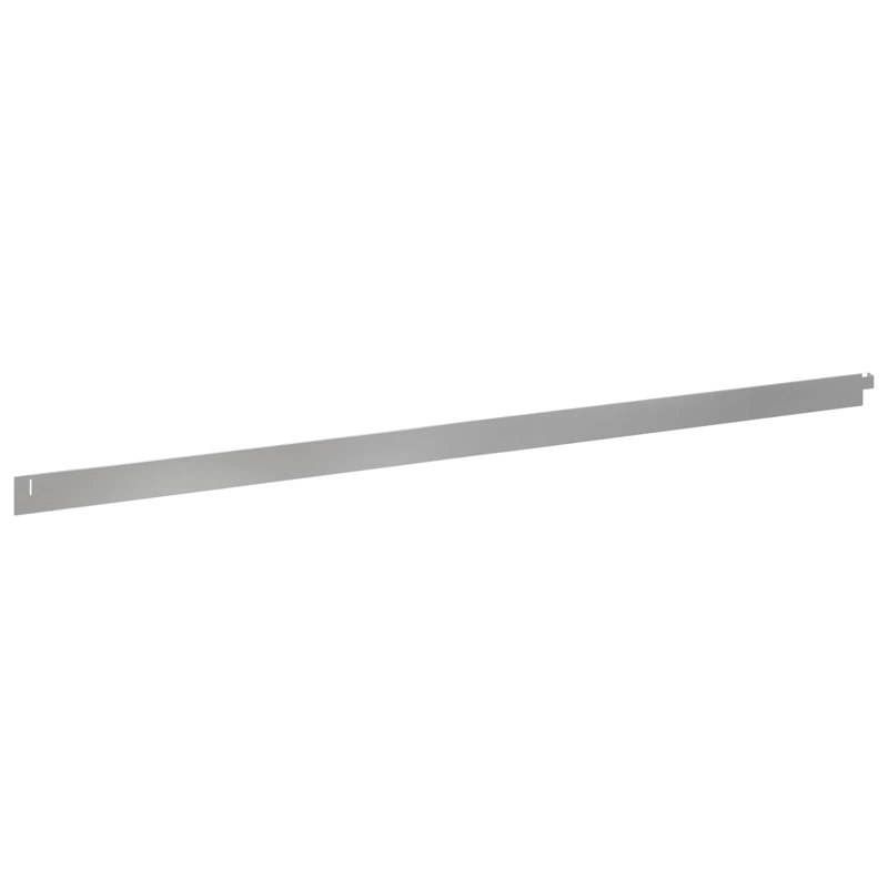 102 cm W Steel Lawn Edging Fencing, 4cm H x 102cm W, Silver