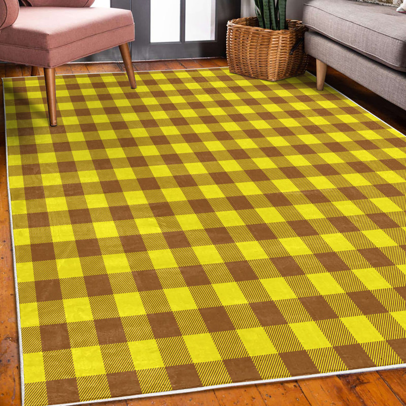 Tapis décoratif Sartaj, Rectangle 4 pi x 5 pi 5 po