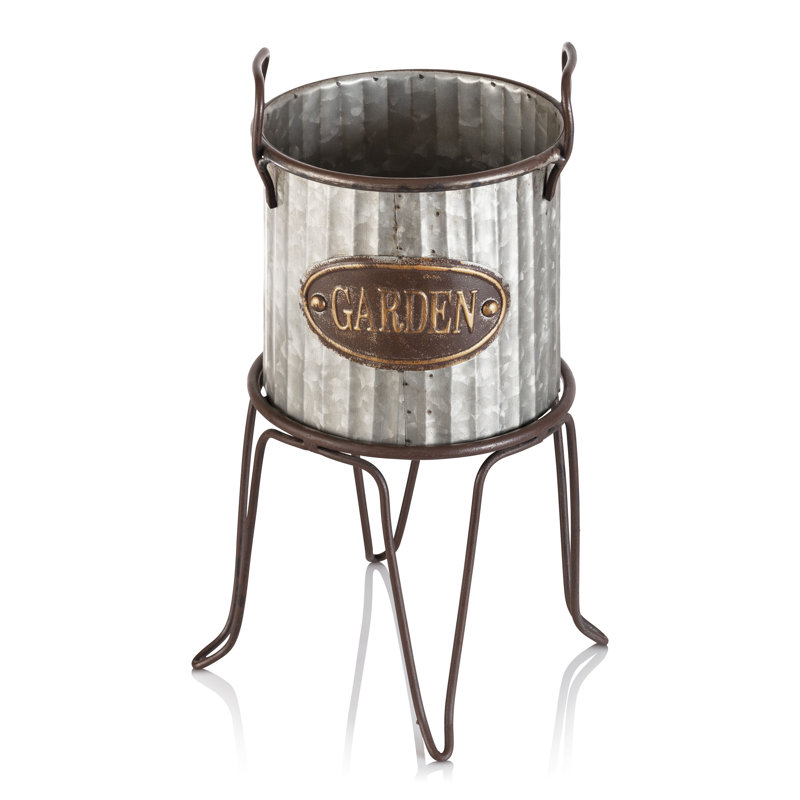 Metal Pot Planter