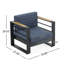 Fauteuil club Giovanna (sans la table)-146554120