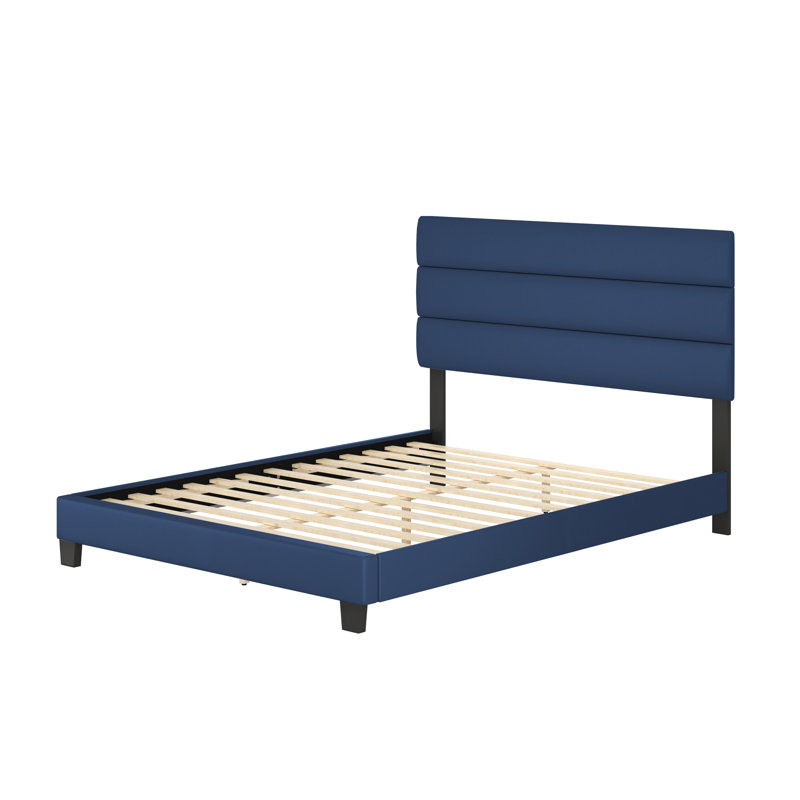 Base de lit tapissier Boyd Sleep Piedmont, Grand, Bleu