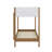 Twin Over Twin Bunk Bed With Boucle Upholstered Headboard And Footboard,Ladder, Safety Guardrails
