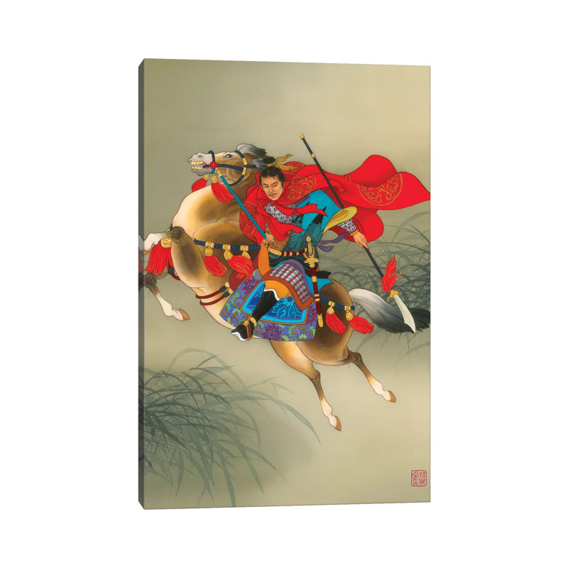 Yue Fei - Painting on Canvas, Wrapped Canvas, 66.04 cm H x 45.72 cm W x 1.91 cm D
