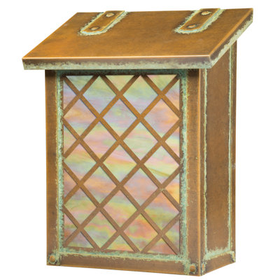 Milania Brass Wall Mounted Mailbox