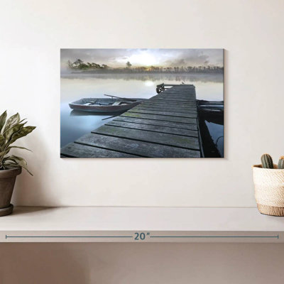 Misty Morning Pier