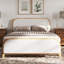 Structure de lit tapissier Lorrell Boucle-101121739