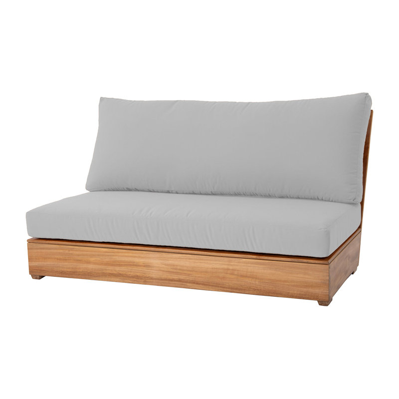 Canapé modulaire d'extérieur Arrin, Naturel