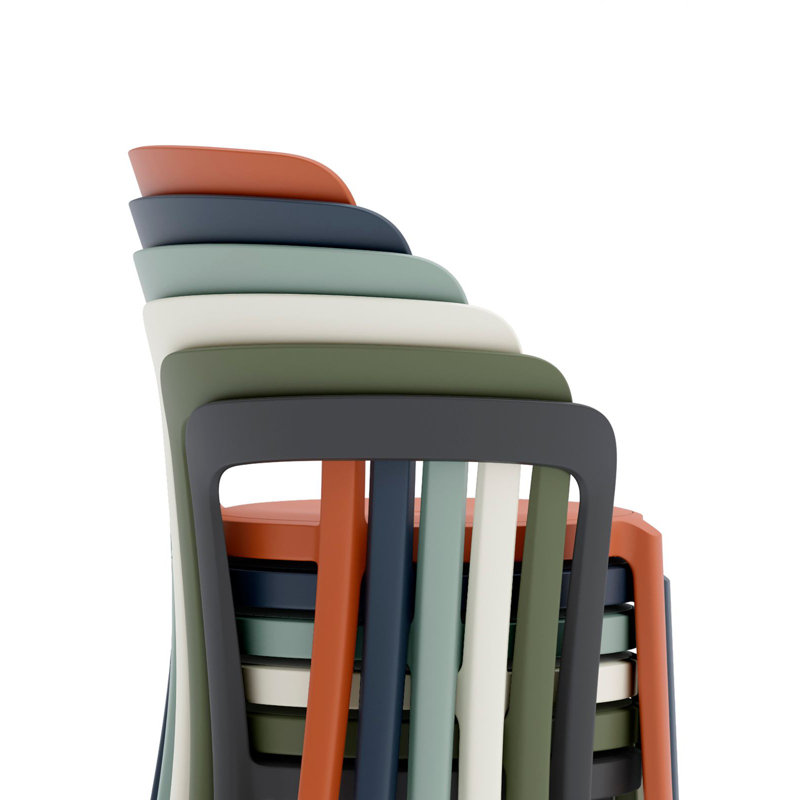 On & On Recycled PET Side Chair by E. Barber and J. Osgerby, White