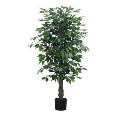 Mccullough 58'' Faux Ficus Tree in Polypropylene (Pp) Pot