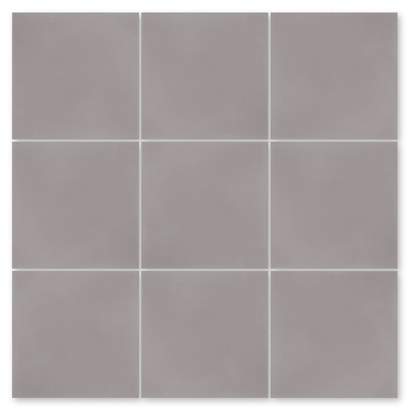 Solid 8" x 8" Cement Wall & Floor Tile, Featherstone