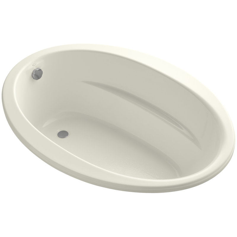 Baignoire de trempage 60 "x 42" Sunward, Biscuit
