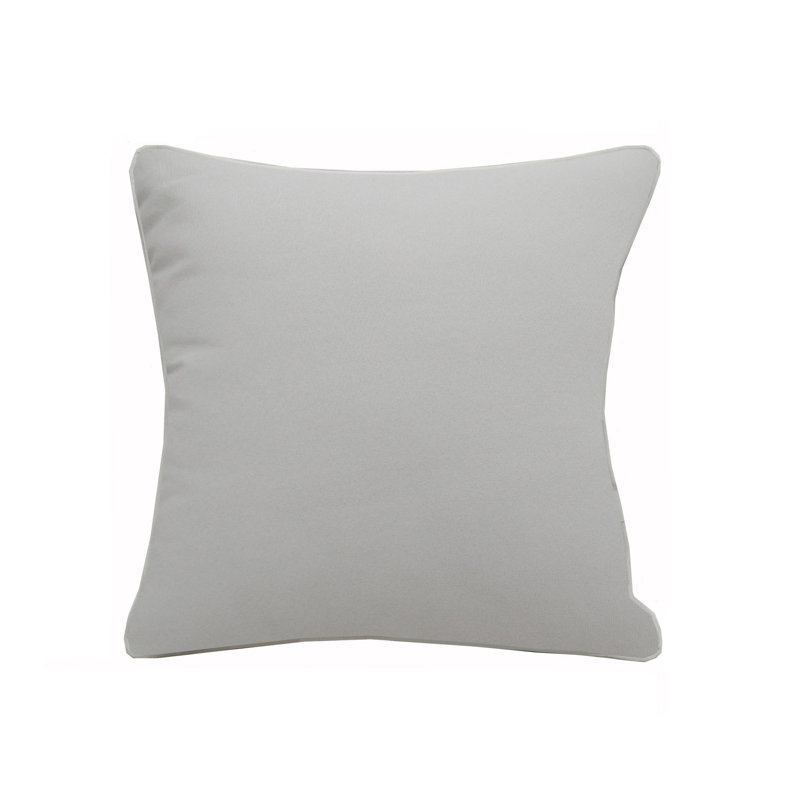 Coral Starfish Embroidered Square Indoor/Outdoor Pillow