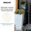 Tall Planter with Drainage Holes, Frostproof Outdoor Plant Pot, Concrete Effect Tall Tapered Planter-1716494012-1723623151