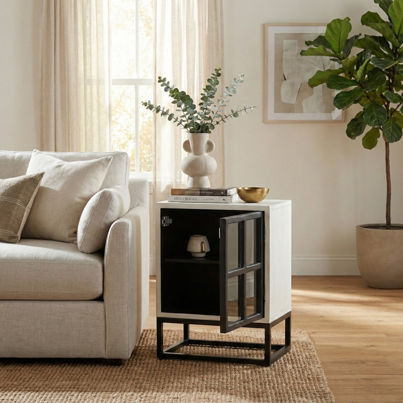 Era Mango Wood Side Table