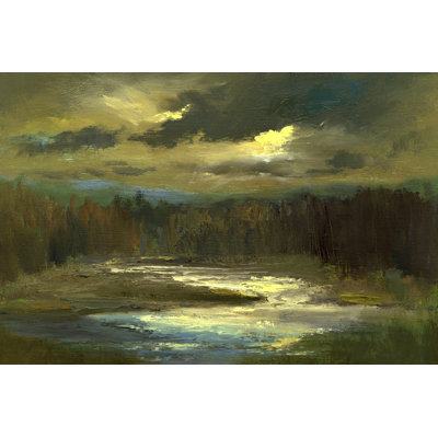 «Dusk On The River On Canvas» par Sheila Finch