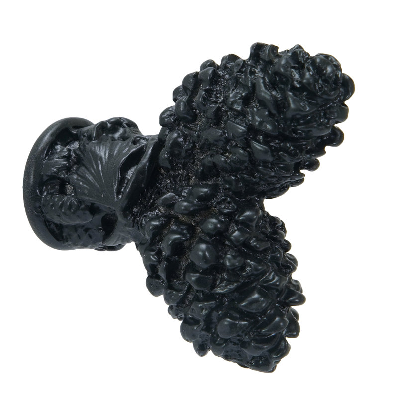 Lodge double pinecone knob in finish Jet