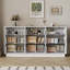 Commode 9 tiroirs blanche